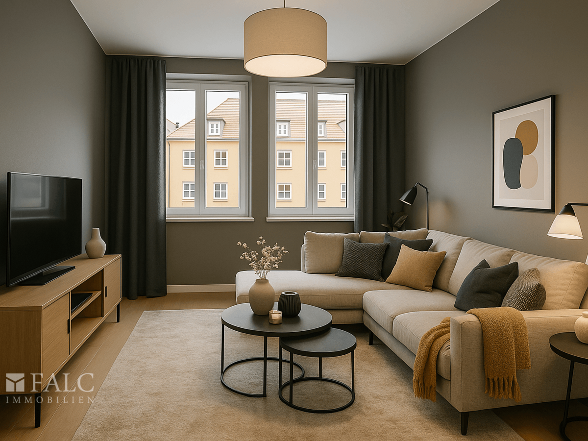 Einrichtungsbeispiel Wohnzimmer