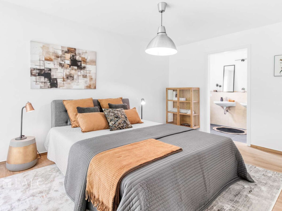 Schlafzimmer mit Bad en Suite