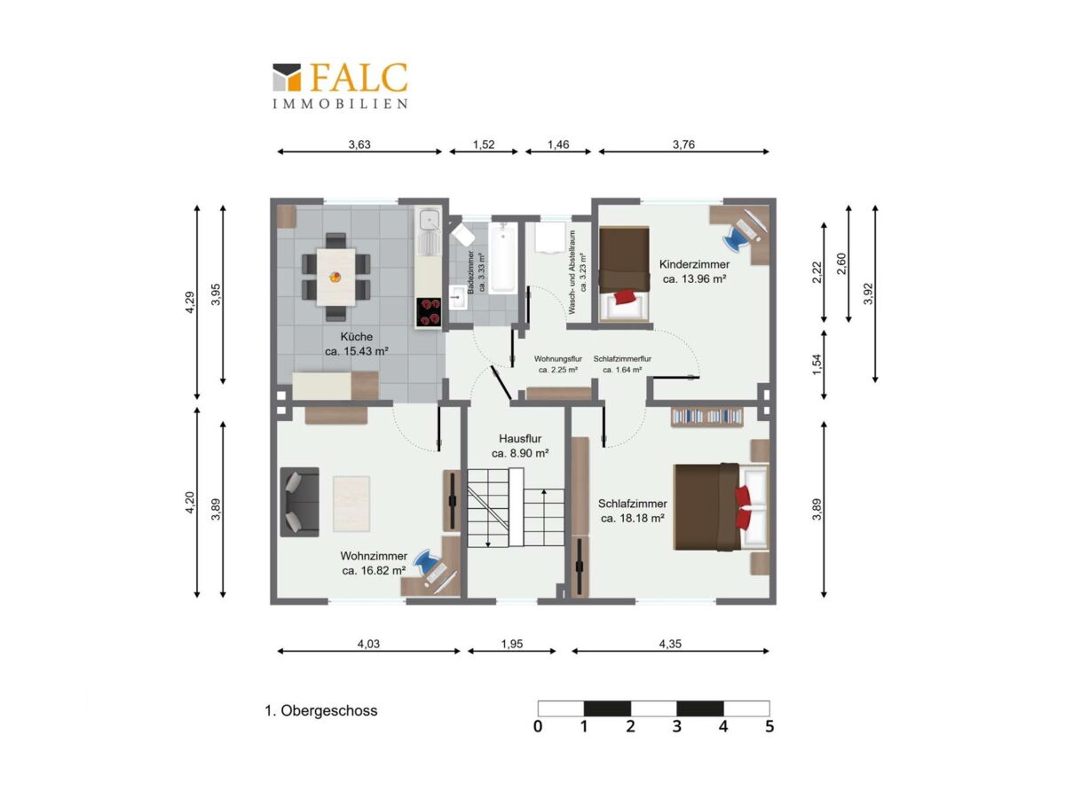 Grundriss Wohnung