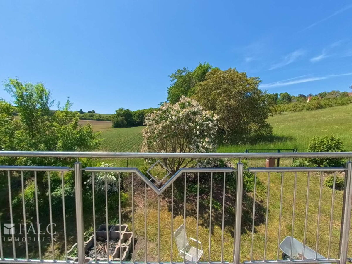 Blick vom Balkon