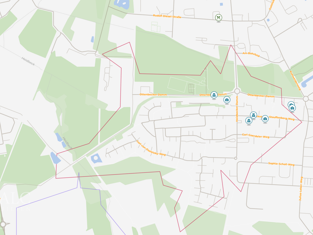 Lageplan (Mikro)