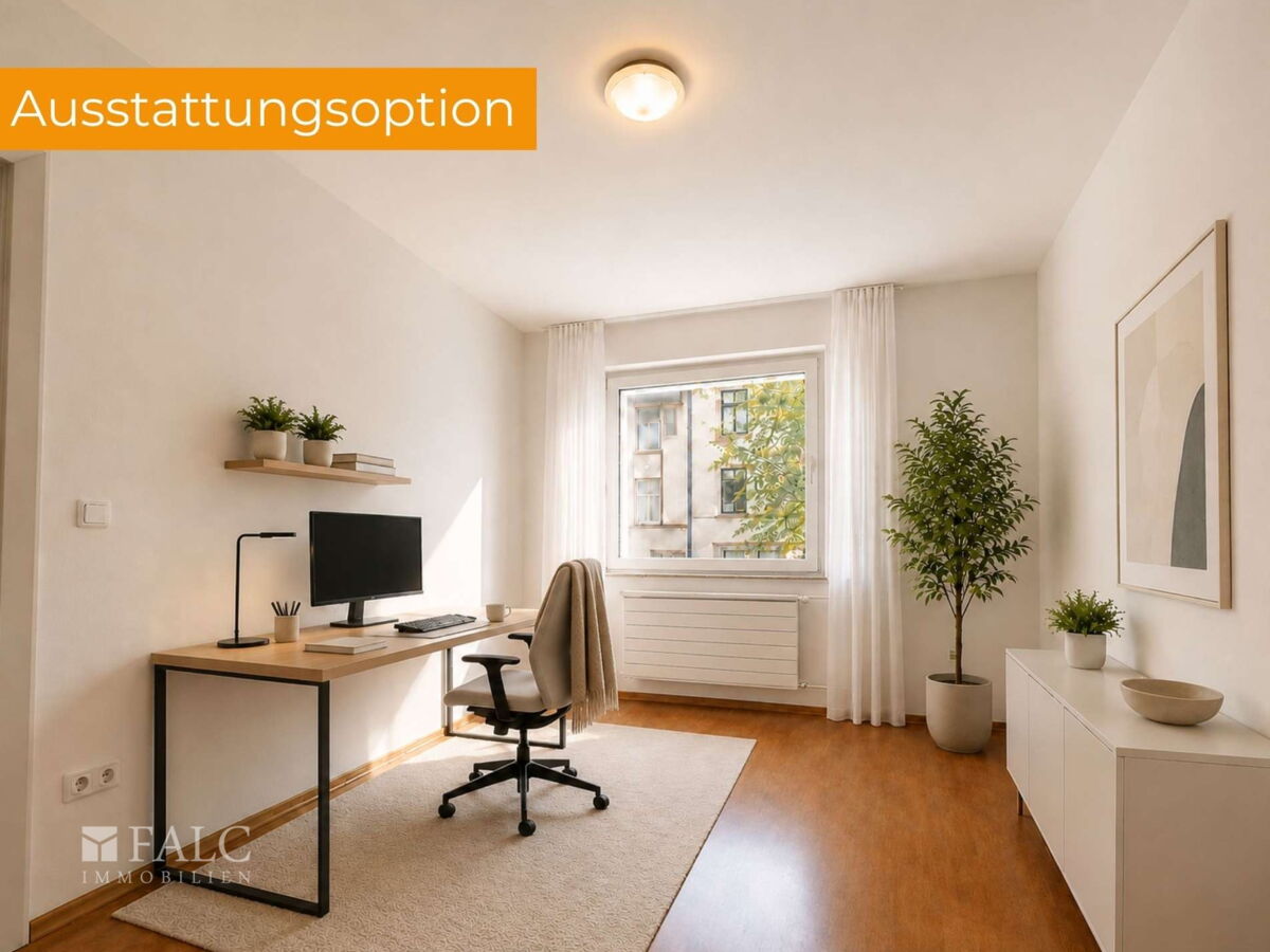 Arbeitszimmer (KI-Visualisierung)