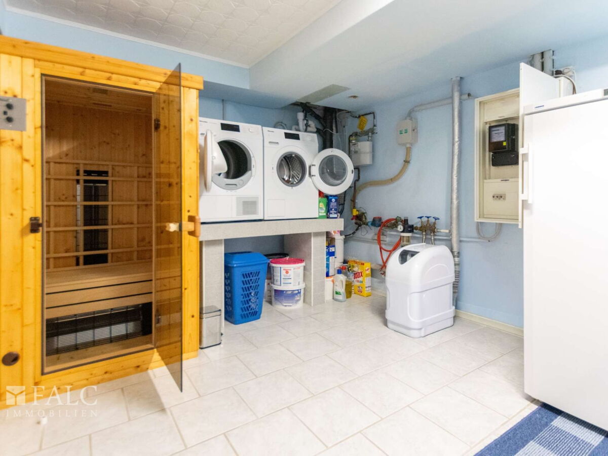 Waschküche mit Sauna