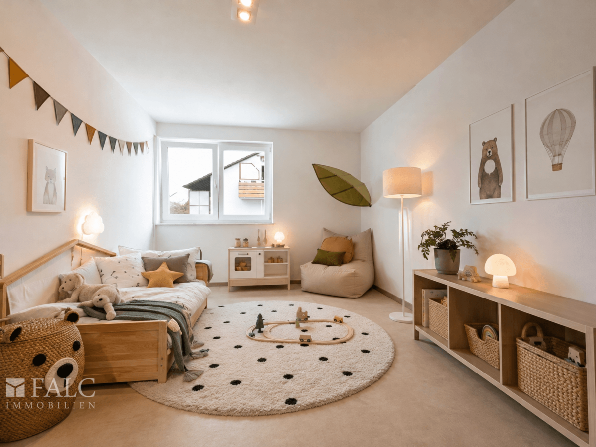 Einrichtungsbeispiel Zimmer 4 - KI generiert