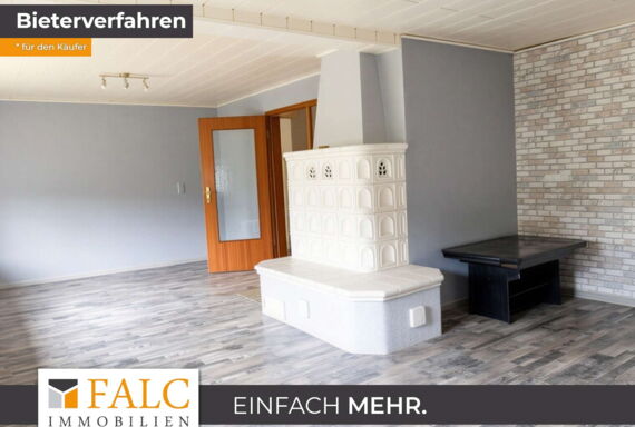 Wohnzimmer mit tollem Ofen