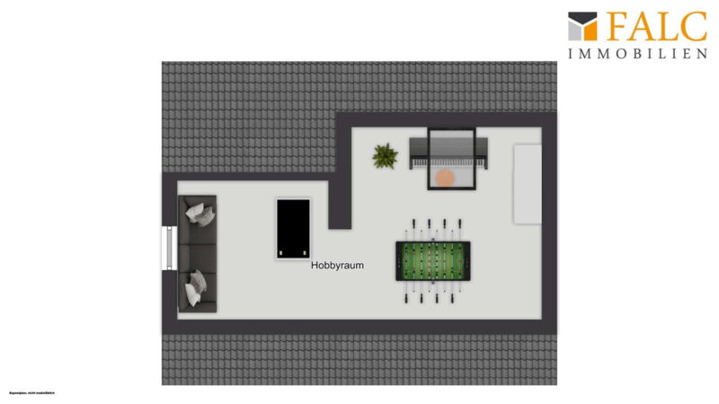 Grundrissplan Dachgeschoss