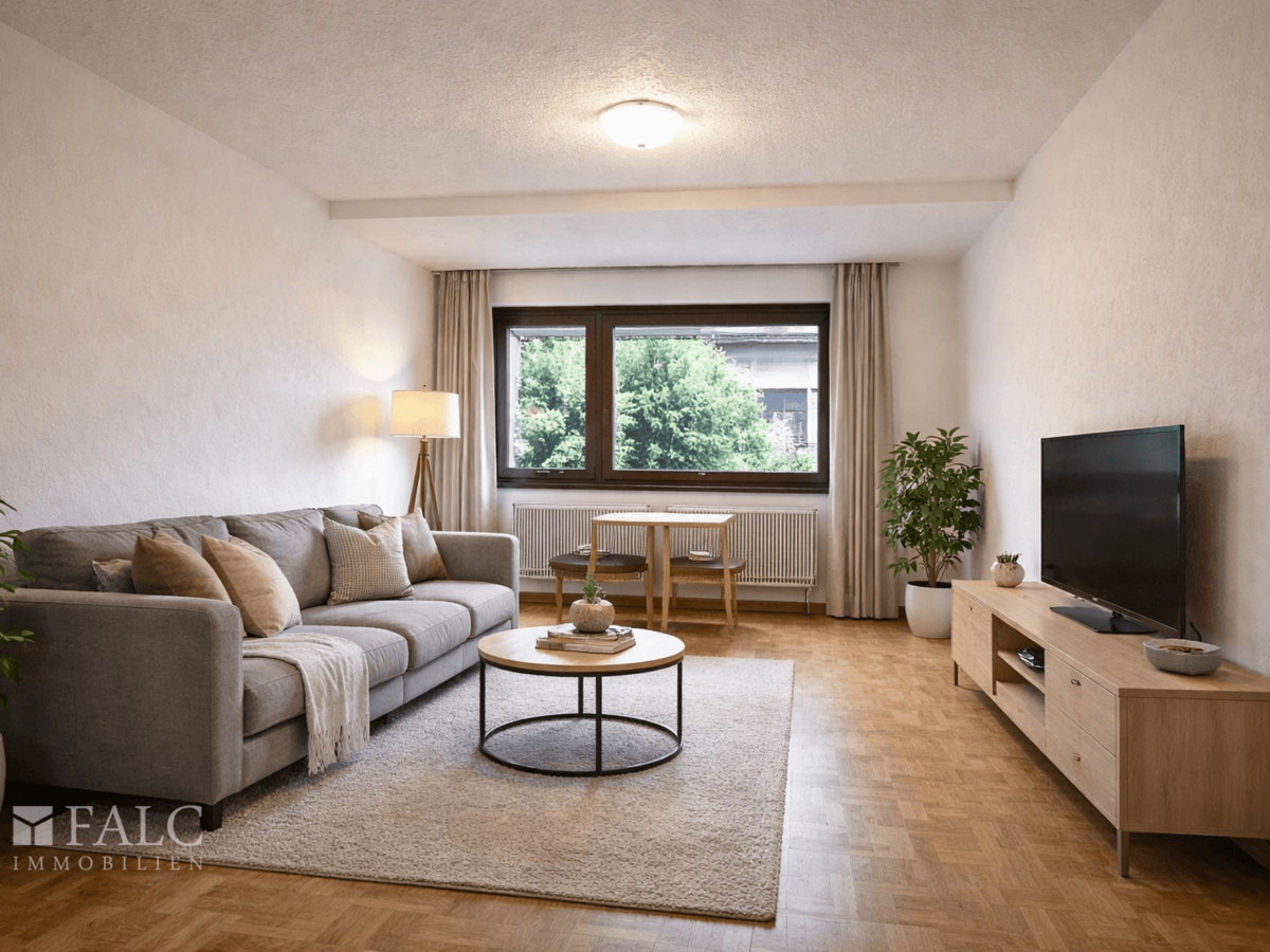 Wohnzimmer KI generiert