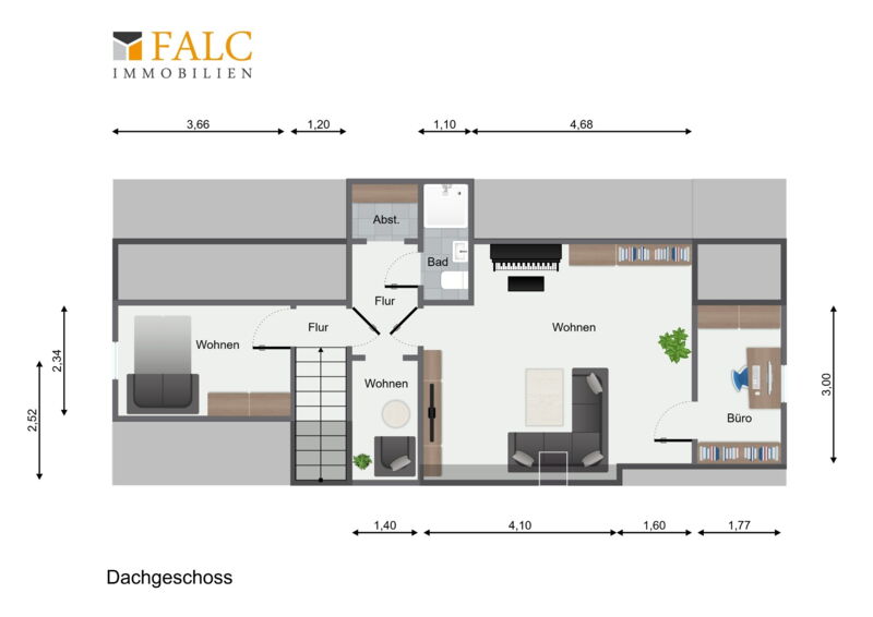 Grundriss Dachgeschoss