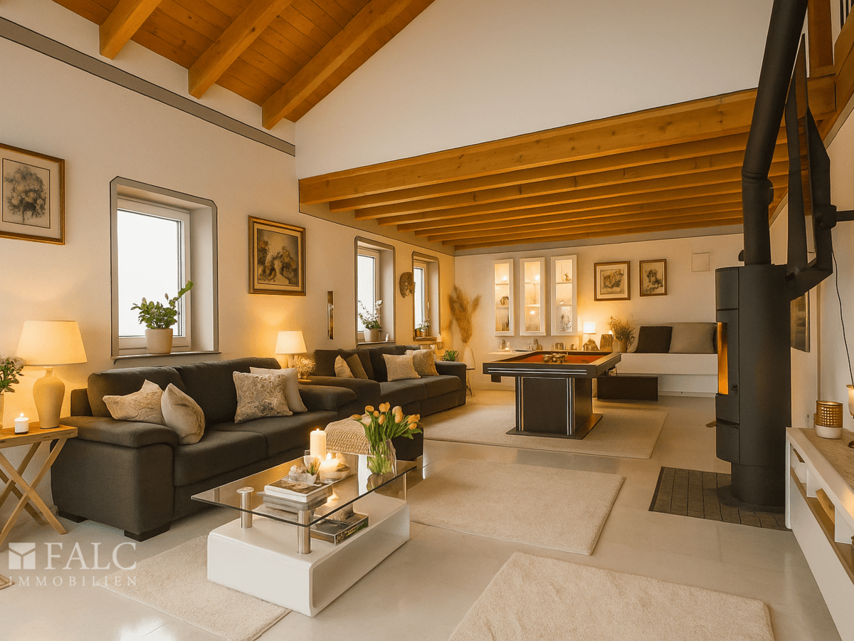 Einrichtungsbeispiel Wohnzimmer