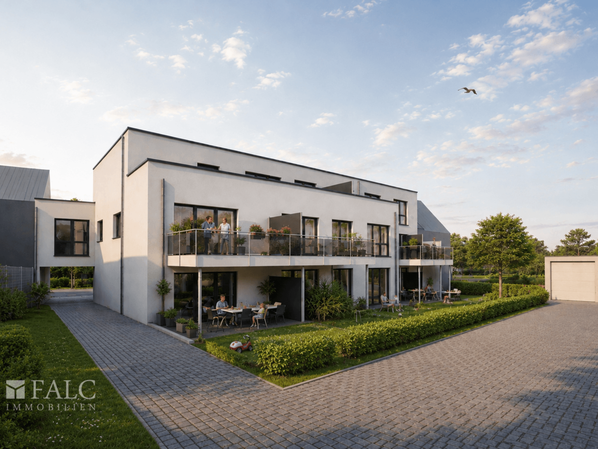 Rückansicht mit Durchfahrt