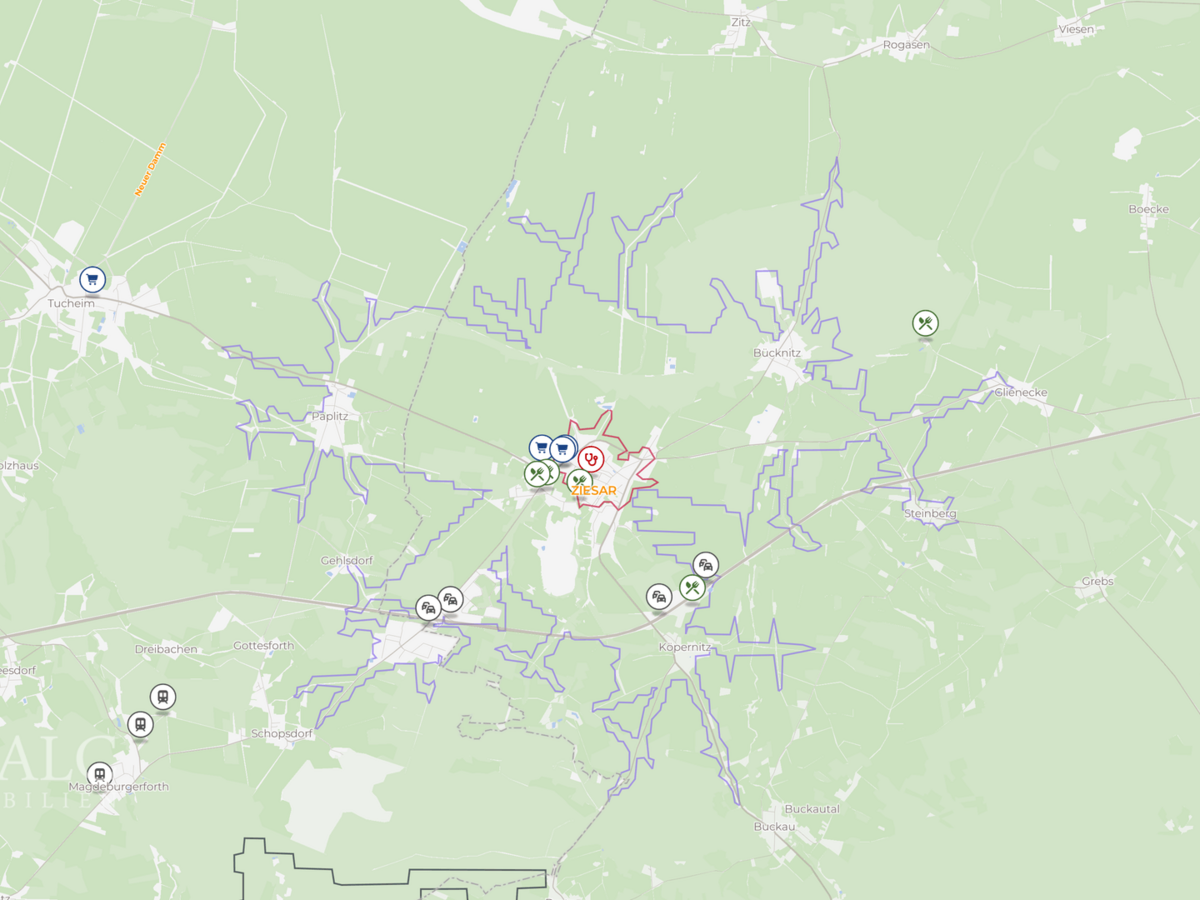 Lage im regionalen Überblick