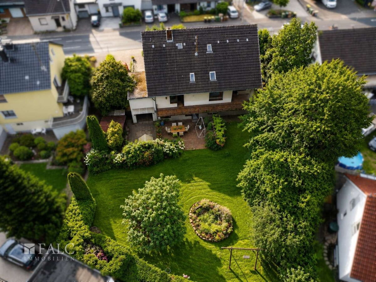 Gartenansicht oben 