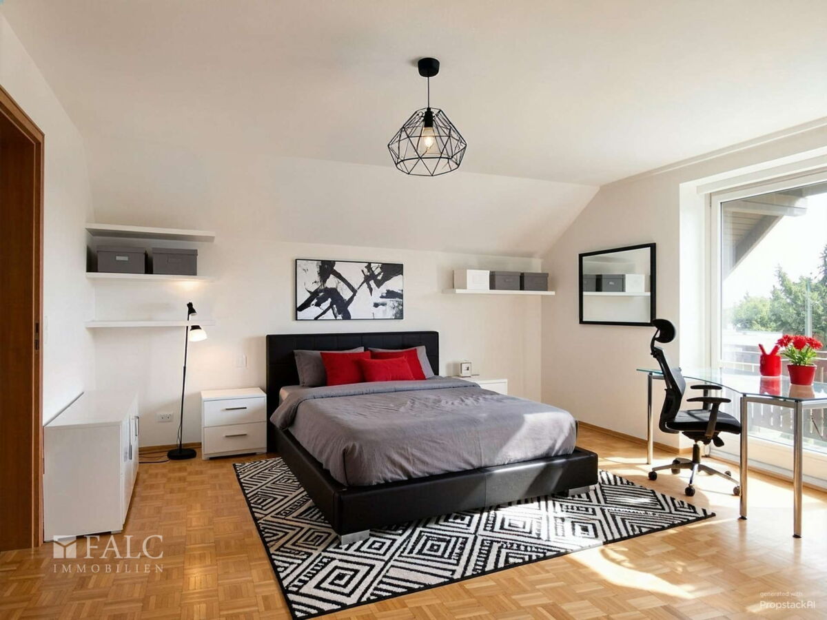 OG: Schlafzimmer 1 von 3, KI optimiert