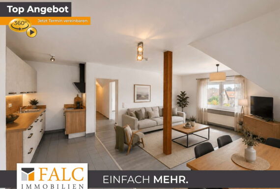 Wohnbereich KI Home Staging