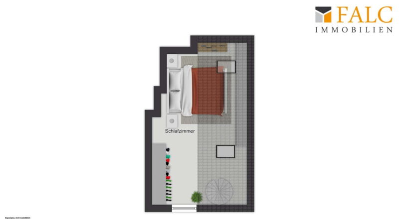 Grundriss Maisonette