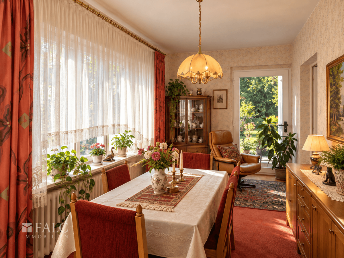 Veranda mit Terrassenzugang
