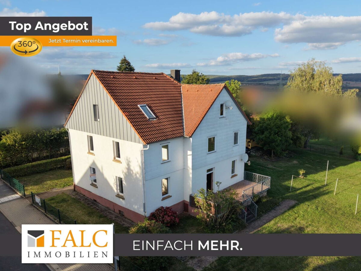 Drohnenbild Hausansicht seitlich rechts