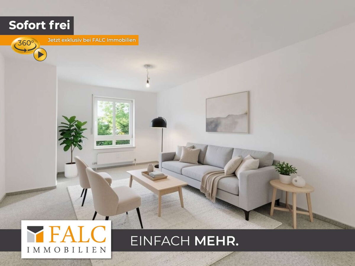 Wohnzimmer (KI möbiliert)