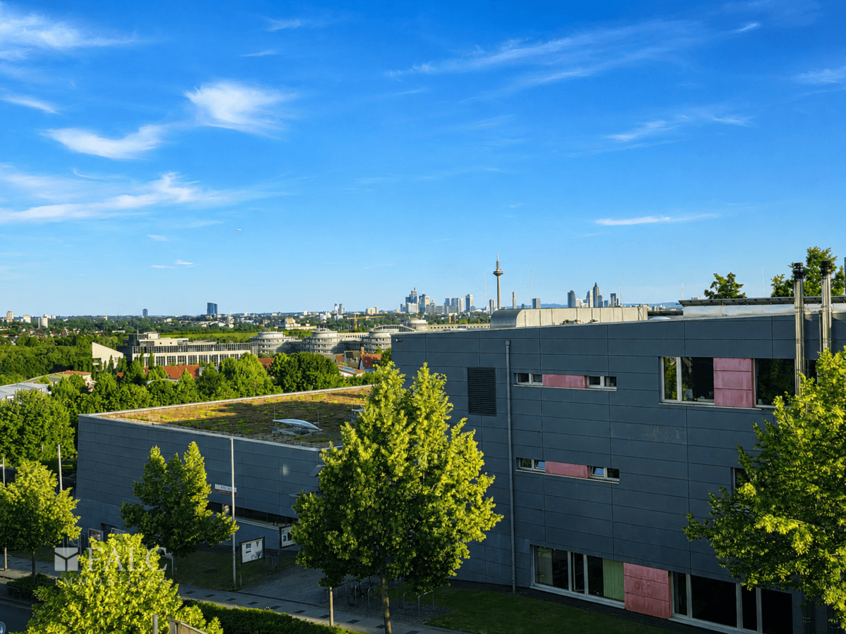 Blick vom Balkon