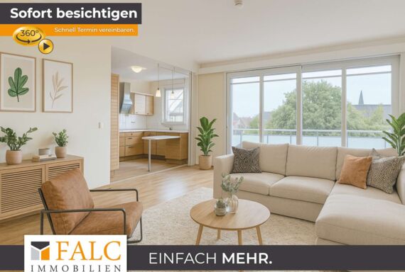 Wohnzimmer gestaged 