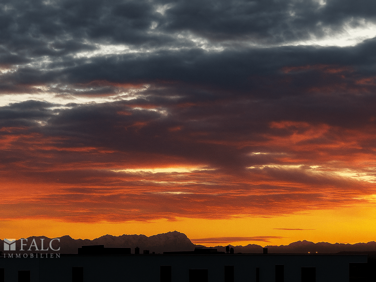 Blick Zugspitze