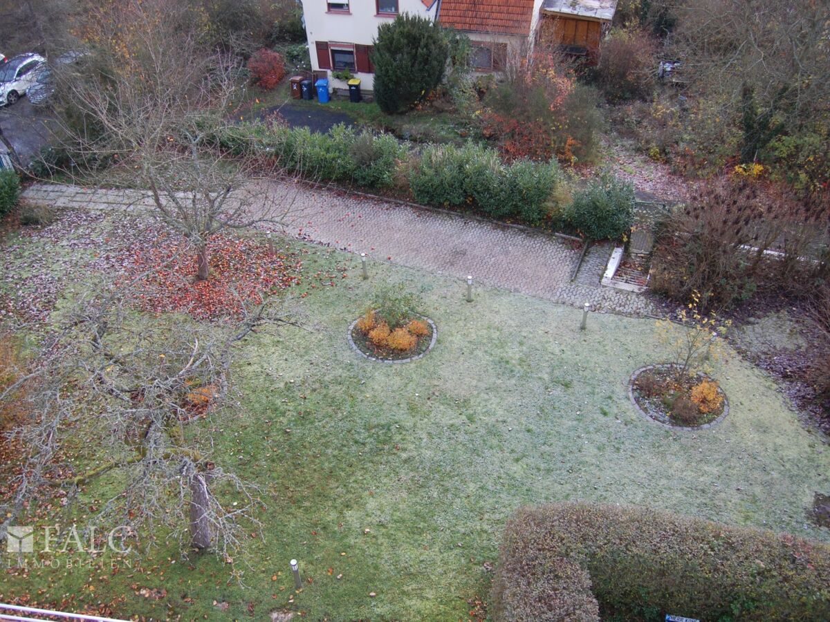 Gartenansicht von oben