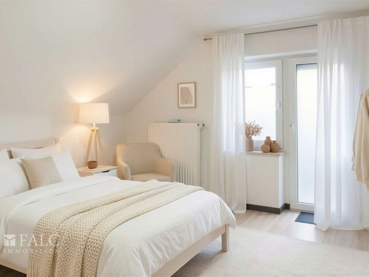 Schlafzimmer OG - Einrichtungsbeispiel