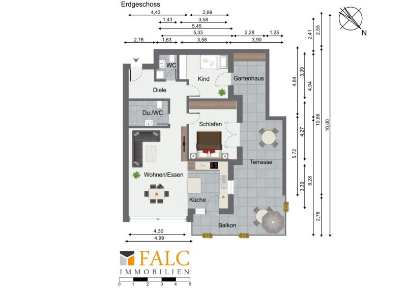 Grundriss Ihrer Wohnung