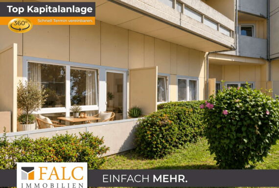 Außenansicht Erdgeschosswohnung (Virtuell möbliert)