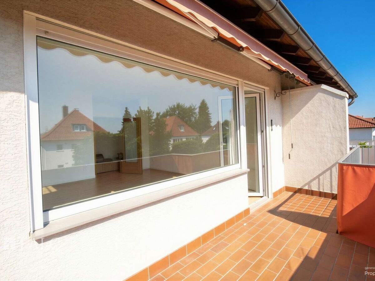 Großzügiger Balkon