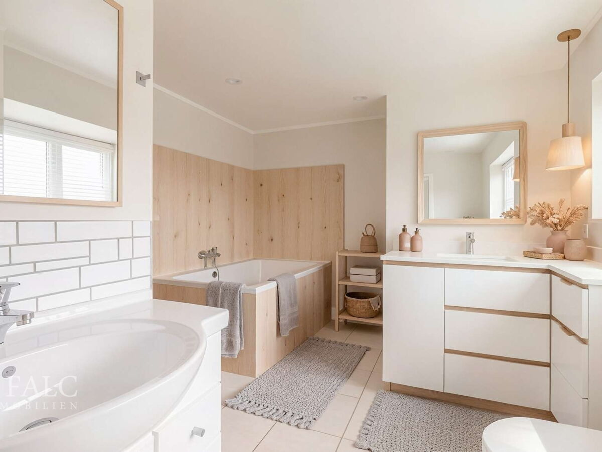 Badezimmer Einrichtungsbeispiel