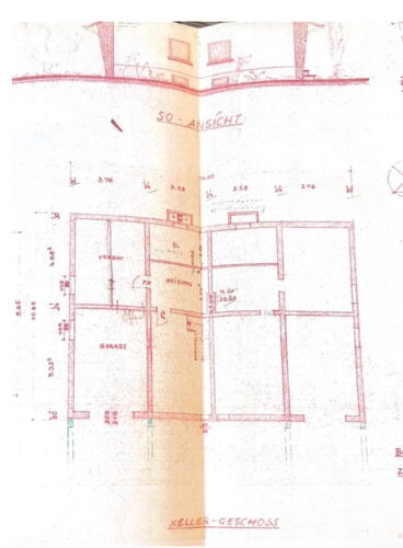 Grundriss Keller