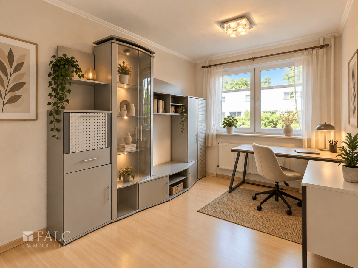 Arbeitszimmer virtualisiert