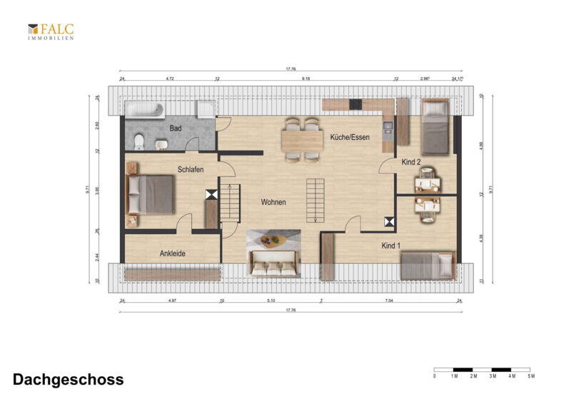 Grundriss Dachgeschoss