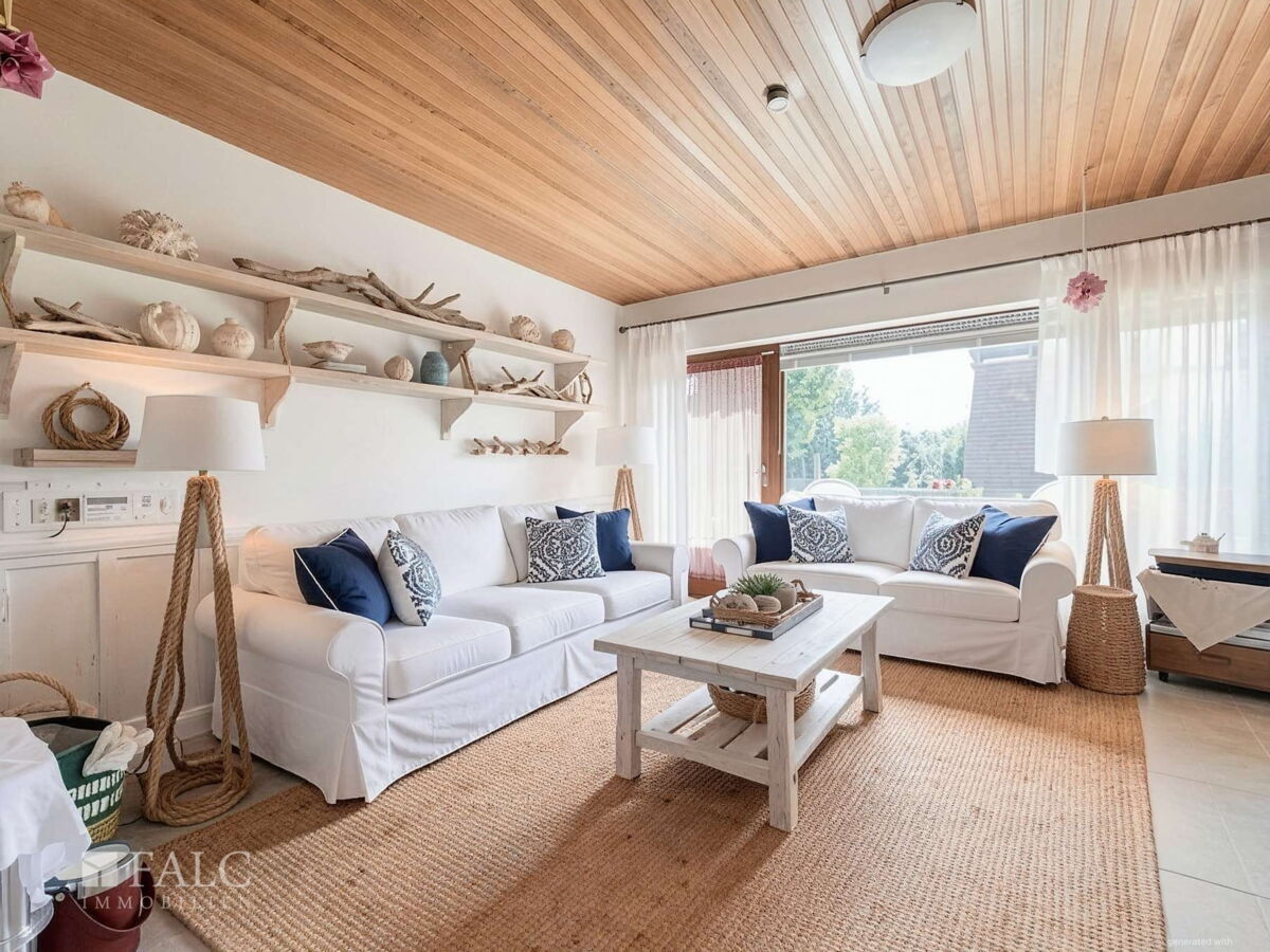 Wohnzimmer - (gestaged)