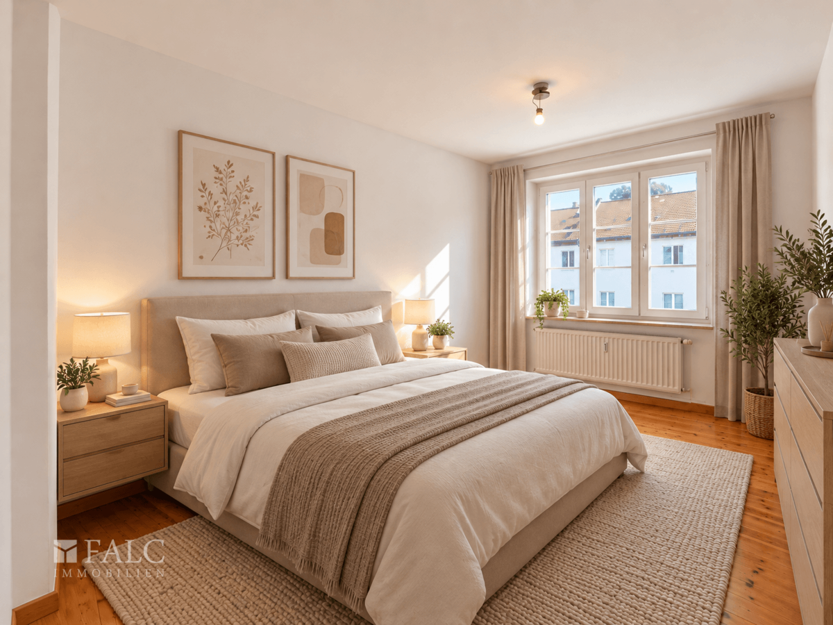 Schlafzimmer virtualisiert