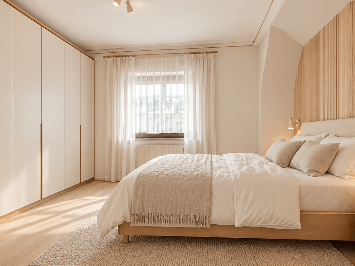 Schlafzimmer 1 visualisiert