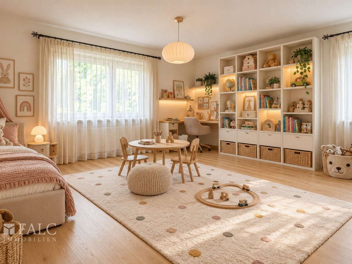 Kinderzimmer (KI-Staging)