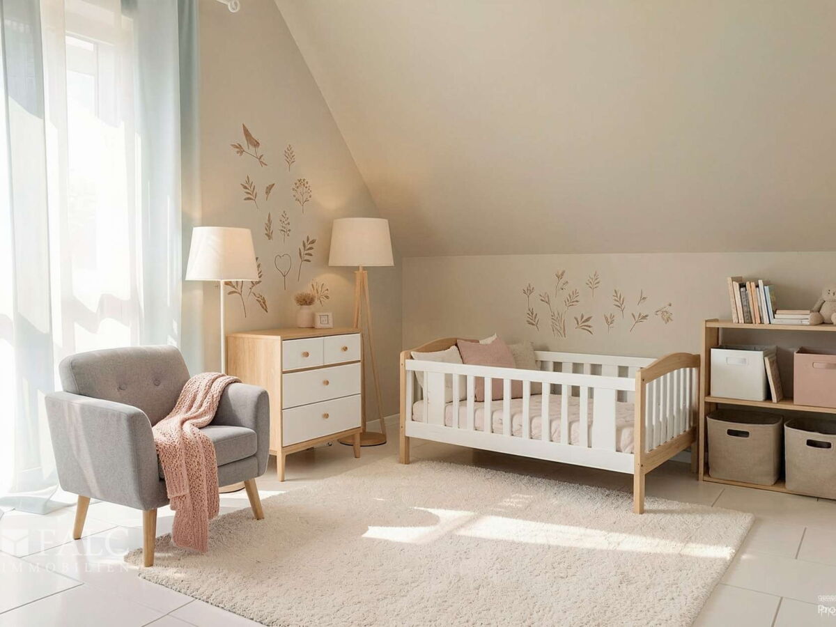 Kinderzimmer 2 OG - Beispielhafte Raumgestaltung – KI-generiert