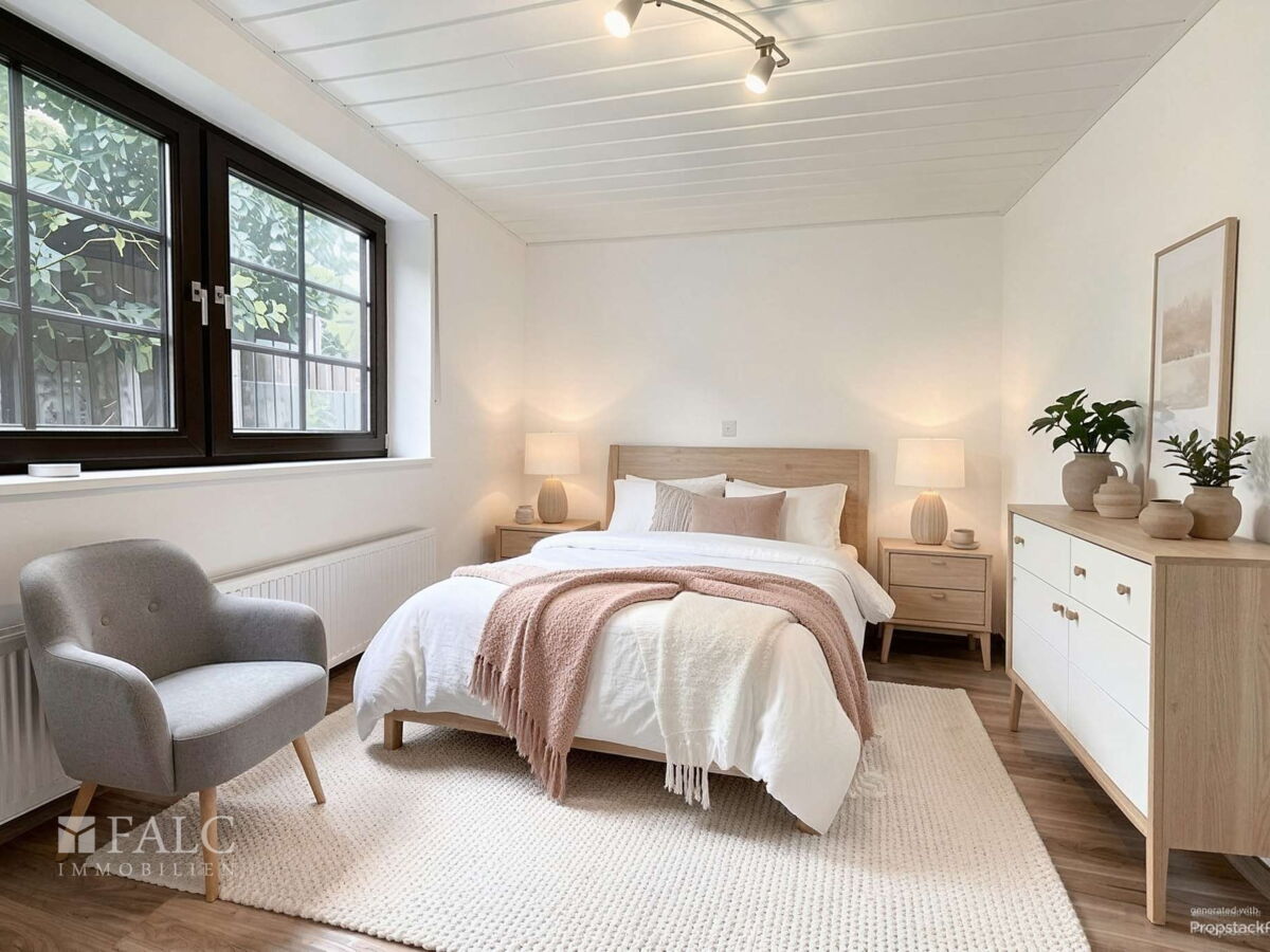 Schlafzimmer Einliegerwohnung - (KI generiert)