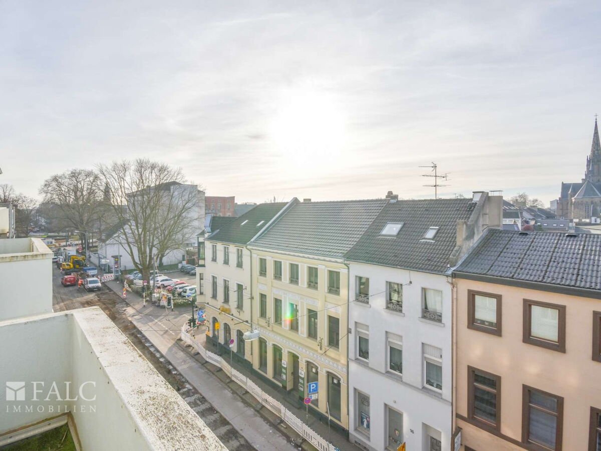 Blick vom Balkon
