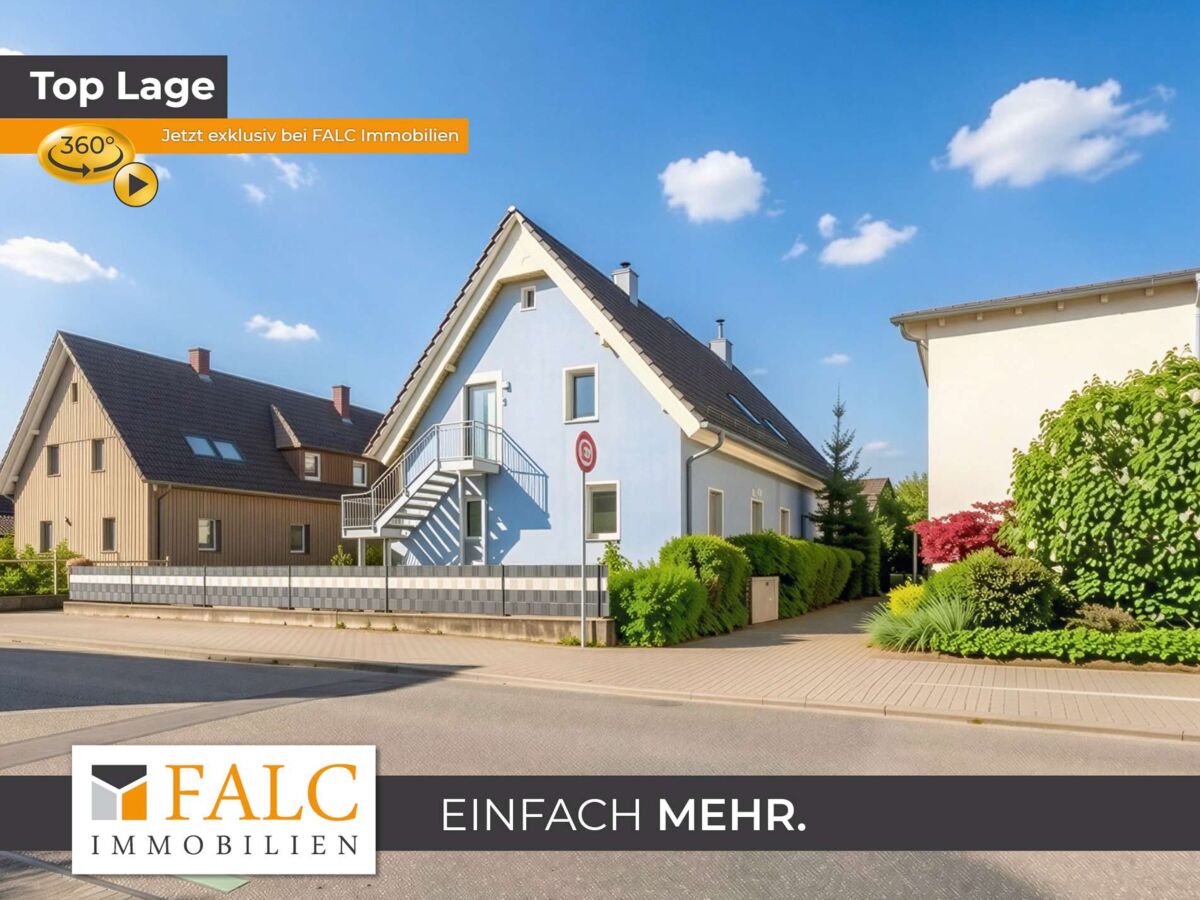 Frontansicht Haus KI