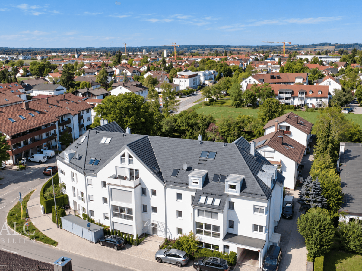 Drohnenansicht Eingang
