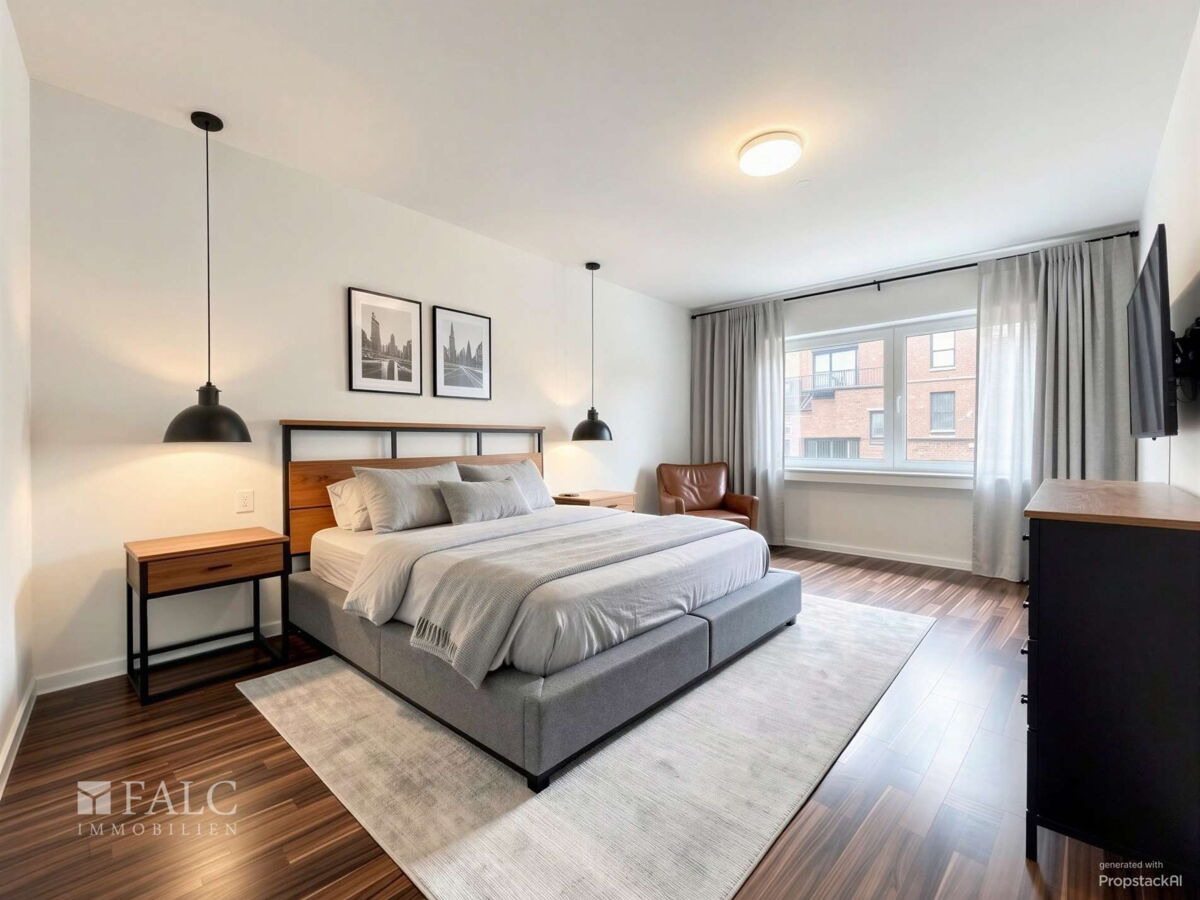 Schlafzimmer Deko-Vorschlag KI