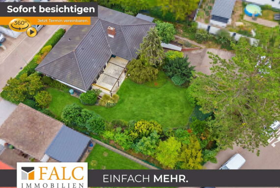 Luftaufnahme Garten