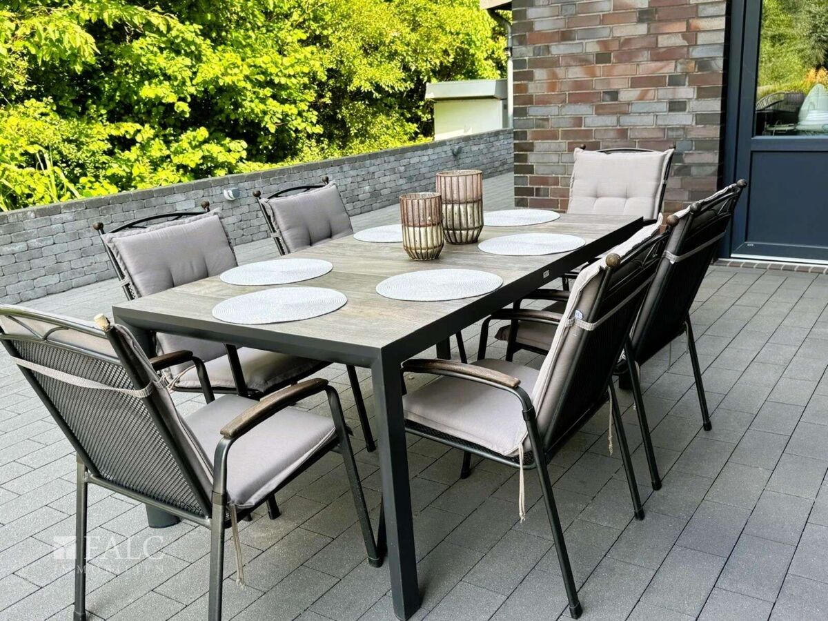Sitzecke auf der Terrasse
