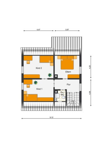 Grundriss DG