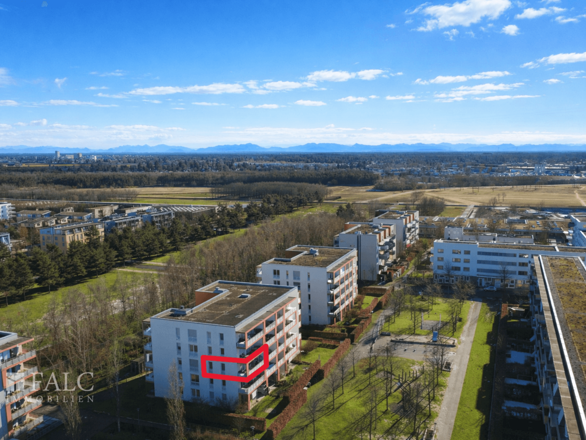 Vogelperspektive Berge