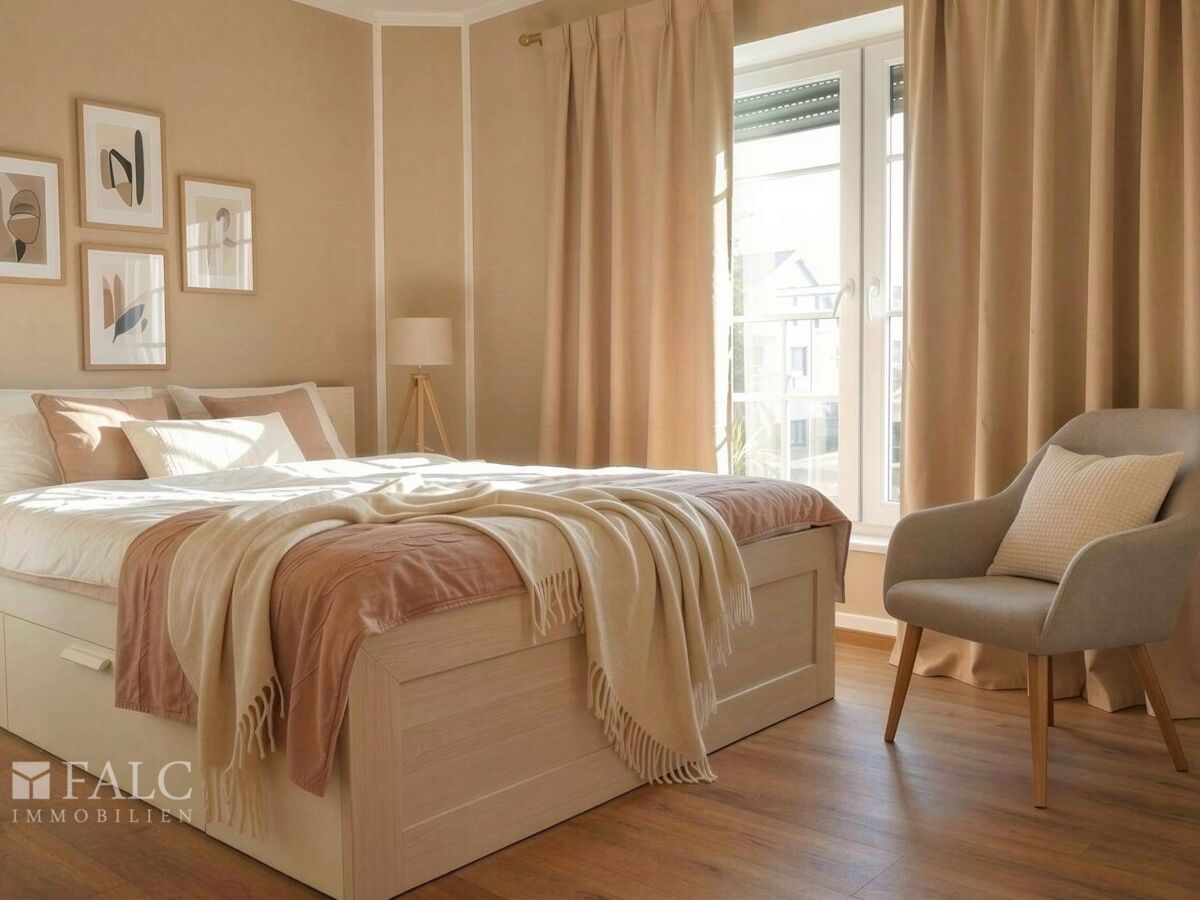 Schlafzimmer Einliegerwohnung - (KI generiert)