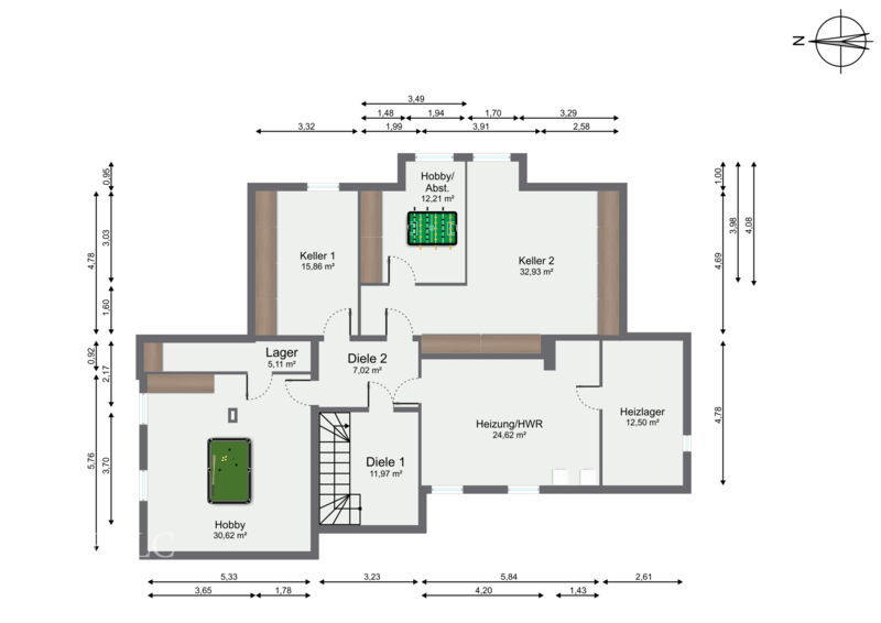 Grundriss UG